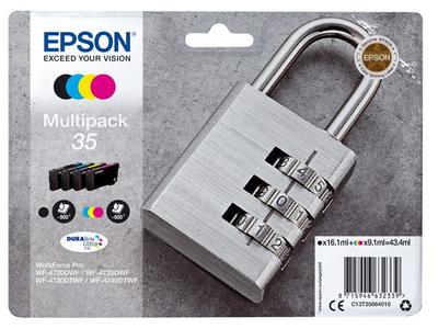 EPSON 35 Multipack - Blækpatron Sort (C13T35864010)