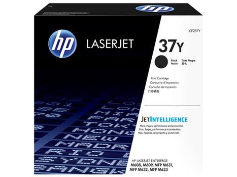 HP 37Y - Extra High Yield - black - original - LaserJet - toner cartridge (CF237Y) - for LaserJet Enterprise M608, M609, MFP M633, LaserJet Enterprise Flow MFP M633 (CF237Y)