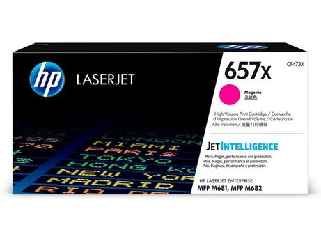 HP 657X - Høy ytelse - magenta - original - LaserJet - tonerpatron (CF473X) (CF473X)