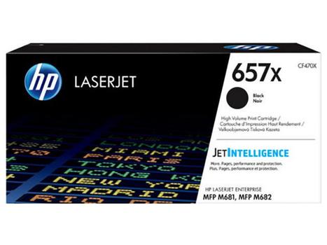 HP 657X - High Yield - black - original - LaserJet - toner cartridge (CF470X) - for Color LaserJet Enterprise MFP M681, LaserJet Enterprise Flow MFP M681, MFP M682 (CF470X)