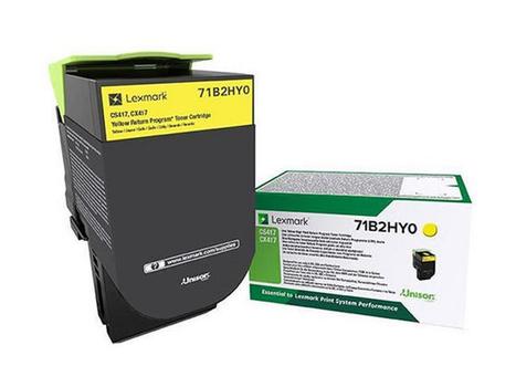 LEXMARK 3.5K Return Program Yellow Toner Cartridge (CS/ CX417) (71B2HY0)