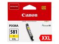 CANON n CLI-581Y XXL - XXL size - yellow - original - ink tank - for PIXMA TS6251, TS6350, TS6351, TS705, TS8252, TS8350, TS8351, TS8352, TS9550, TS9551