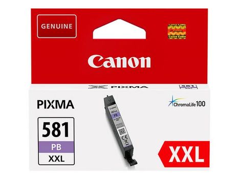 CANON n CLI-581PB XXL - XXL size - photo blue - original - ink tank - for PIXMA TS6351, TS705, TS8250, TS8251, TS8252, TS8350, TS8351, TS8352, TS9150, TS9155 (1999C001)