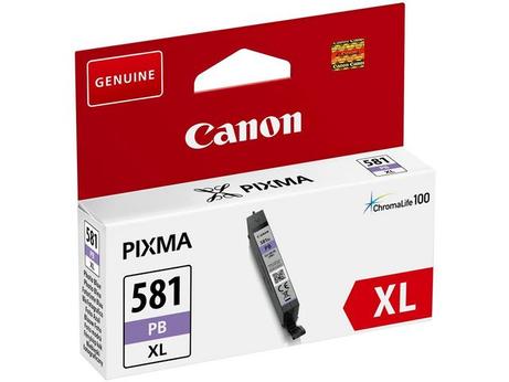 Canon CLI-581PB XL - XL-størrelse - bildeblå - original - blekkbeholder (2053C001)
