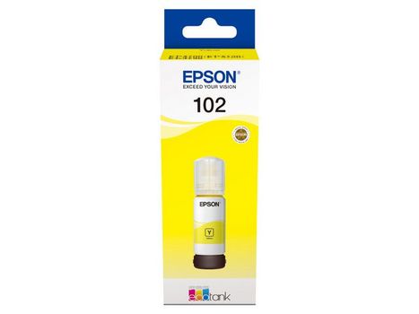 EPSON n Ink Cartridges,  102, 102 4 colour ink bottles, Ink Bottle, 1 x 70.0 ml Yellow (C13T03R440)