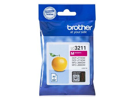 BROTHER Ink LC-3211M Magenta 200S, DCP-J77x, MFC-J89x (LC3211M)