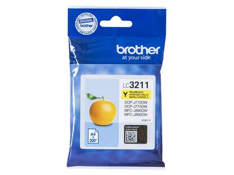 BROTHER LC3211Y - Yellow - original - ink cartridge - for Brother DCP-J572, DCP-J772, DCP-J774, MFC-J890, MFC-J895 (LC3211Y)