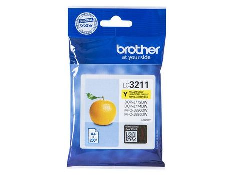 BROTHER Brother LC3211Y gul blækpatron - Original (LC3211Y)