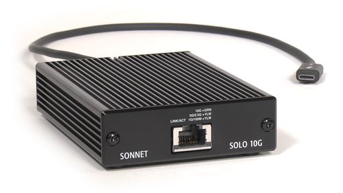 SONNET Solo 10G Thunderbolt 3 to 10Gb Base-T Ethernet Adapter (SOLO10G-TB3)