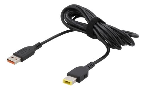 DELTACO sovitinkaapeli,  Yoga 3 - USB, 250cm, kupariset johtimet, musta (SMP-KA110)