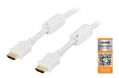 DELTACO HDMI with Ethernet cable 50cm White