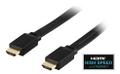 DELTACO HDMI-kaapeli, 1.4, 4K, Ethernet,3D,paluuääni,litteä,musta, 1,5m