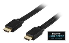 Deltaco HDMI-kabel med Ethernet - 1.5 m