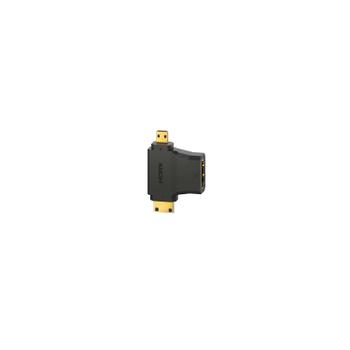 HAMA Adapter HDMI -HDMI Mini och HDMI Micro Guld Svart (X1122220)