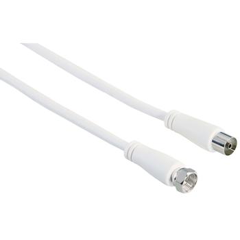 HAMA Kabel Antenn SAT 90dB F-Plug-Coax Hona Vit 3m (X1122519)