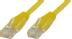 MICROCONNECT U/UTP CAT6 0.25M Yellow PVC BULK