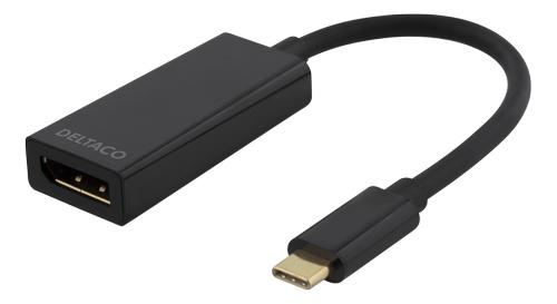 DELTACO USB C 3.1 til Displayport Adapter Hann/Hunn (USBC-DP)