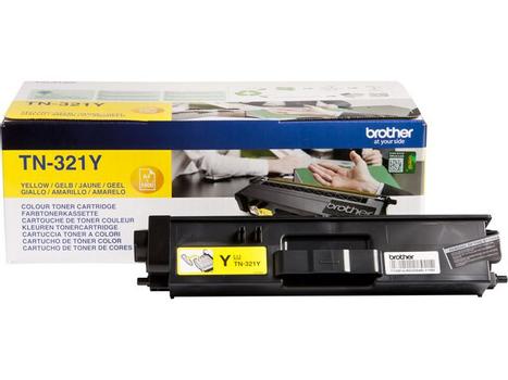 BROTHER TN321Y - Yellow - original - toner cartridge - for Brother DCP-L8400,  DCP-L8450,  HL-L8250, HL-L8350, MFC-L8650,  MFC-L8850 (TN321Y)