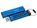 KINGSTON DataTraveler 2000 - USB flash drive - encrypted - 64 GB - USB 3.0 / USB-C