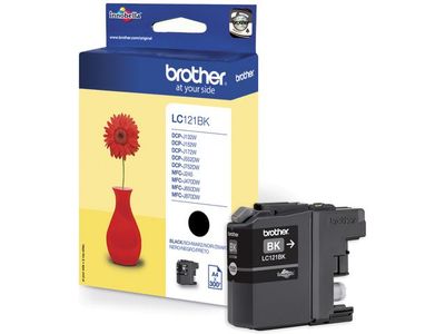 BROTHER LC-121BK BLACK F. 300 PAGES               IN SUPL (LC121BK)