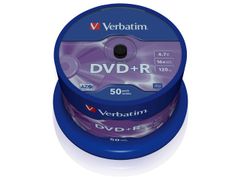 VERBATIM DVD+R  (50) 4.7GB