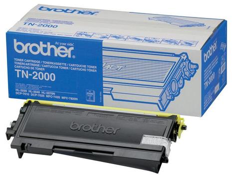 BROTHER Toner BROTHER TN2000 2.5K sort (TN2000)