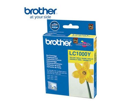 BROTHER Brother LC1000Y gul blækpatron - Original (LC1000Y)