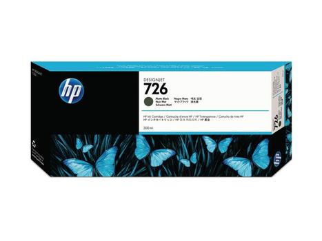 HP 726 - CH575A - 1 x Matte Black - Print cartridge - For DesignJet T1200, T1200 HDMFP, T1200ps, T1300 ePrinter, T1300ps ePrinter (CH575A)