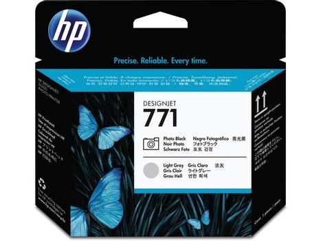 HP 771 Designjet-skrivehoved,  fotosort/ lysegråt (CE020A)