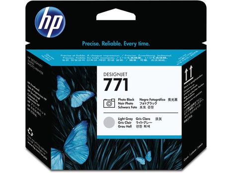 HP No 771 Black and Light Grey Printhead - CE020A (CE020A)