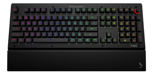 Das Keyboard X50, NO Layout, soft tactile Omron - schwarz (DKGKX50P0GZS0NOX-NO)