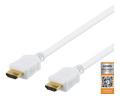 DELTACO HDMI CABLE WITHOUT FERRITE CORE 1M WHITE
