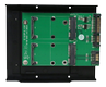 DELTACO SATA TO mSATA x2convertor Support mSATA  SSD:30*30mm,  30*50mm (KT007B)