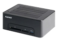 DELTACO Two Bay HDD/SSD Docking Station, Usb 3.0 Gen, Black