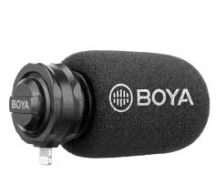 BOYA Mikrofon Kondensator Digital BY-DM200 Stereo Lightning (BY-DM200)