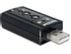 DELOCK External USB 2.0 Sound Adapter 24 bit / 96 kHz with S/PDIF