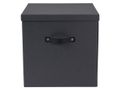 Bigso Box Förvaringsbox m.lock kartong stor grå