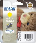 EPSON n Ink Cartridges, DURABrite" Ultra, T0614, Teddybear, Singlepack, 1 x 8.0 ml Yellow