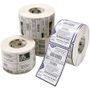 ZEBRA Label, Polyester, 92mmx150m, Thermal Transfer, Z-ULTIMATE 3000T WHITE, Coated, Permanent Adhesive, 76mm Core