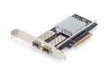 DIGITUS 2-port SFP+ 10G PCI Express Card Low profile backet Intel JL82599ES Chipset IN