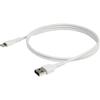 STARTECH 1M USB TO LIGHTNING CABLE APPLE MFI CERTIFIED - WHITE CABL (RUSBLTMM1M)