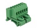 DELOCK Terminal block set for DIN rail 6 pin with screw lock (65942)
