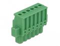 DELOCK Terminal block set for DIN rail 6 pin with screw lock (65942)