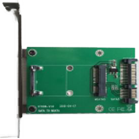 DELTACO mSATA to SATA adapter card, 22pin SATA, green (KT006A)