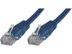 MICROCONNECT U/UTP CAT6 0,25M Blue PVC