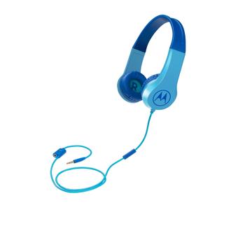 MOTOROLA Headphones Kids wired Squads 200, Blue (5012786803718)