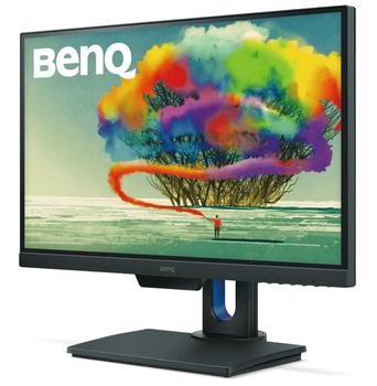 BENQ DesignVue PD2500Q - PD Series - LED monitor - 25" - 2560 x 1440 WQHD - IPS - 350 cd/m² - 1000:1 - 4 ms - HDMI, DisplayPort,  Mini DisplayPort - speakers - grey (9H.LG8LA.TSE)