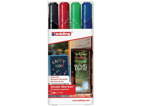 EDDING Merkepenn EDDING 4095 kritt ass. frg (4) (4-4095-4999)