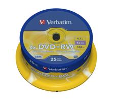 Verbatim DVD+RW x 25 - 4.7 GB - lagringsmedier