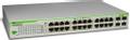 Allied Telesis 24 port 10/100/1000TX WebSmart switch with 4 SFP bays (Eco version)